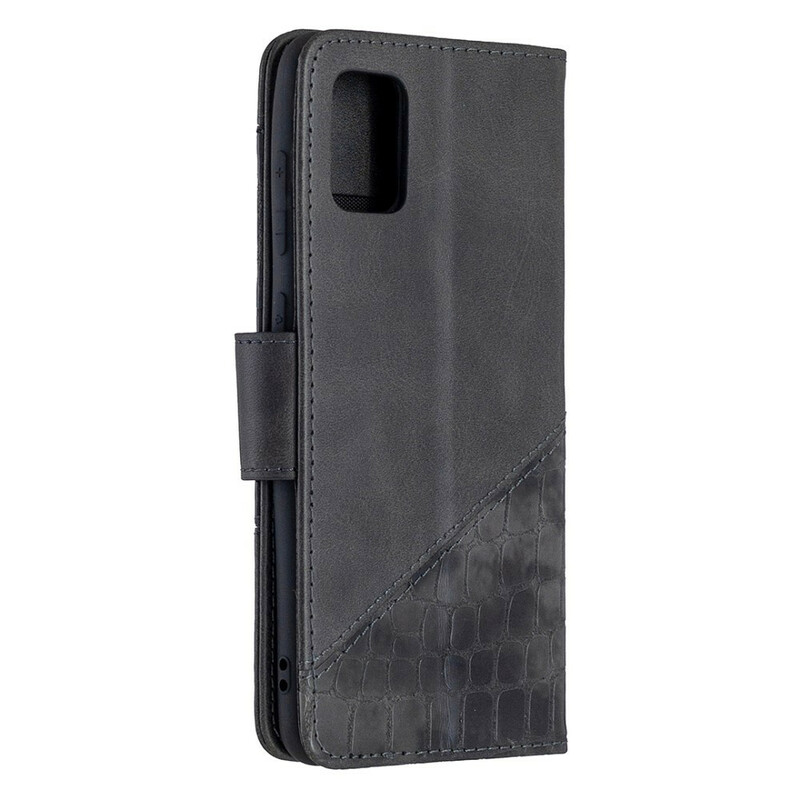 Housse Samsung Galaxy A31 Effet Peau de Crocodile Classique Housse Samsung Galaxy A31 Effet Peau de Crocodile Classique