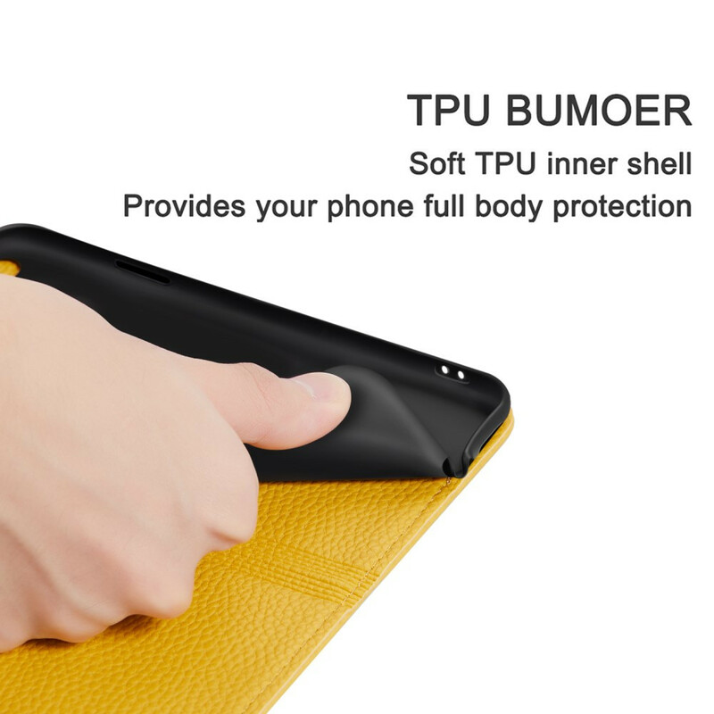 Flip Cover Samsung Galaxy A51 Simili Cuir Litchi Ultra Chic Flip Cover Samsung Galaxy A51 Simili Cuir Litchi Ultra Chic