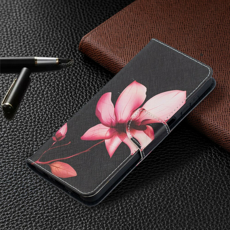 Housse Samsung Galaxy A12 Fleur Rose Housse Samsung Galaxy A12 Fleur Rose