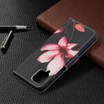 Housse Samsung Galaxy A12 Fleur Rose Housse Samsung Galaxy A12 Fleur Rose