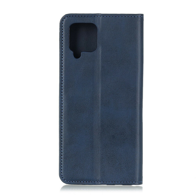 Flip Cover Samsung Galaxy A12 Cuir Fendu