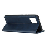 Flip Cover Samsung Galaxy A12 Cuir Fendu