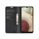 Flip Cover Samsung Galaxy A12 Effet Cuir Douceur Flip Cover Samsung Galaxy A12 Effet Cuir Douceur