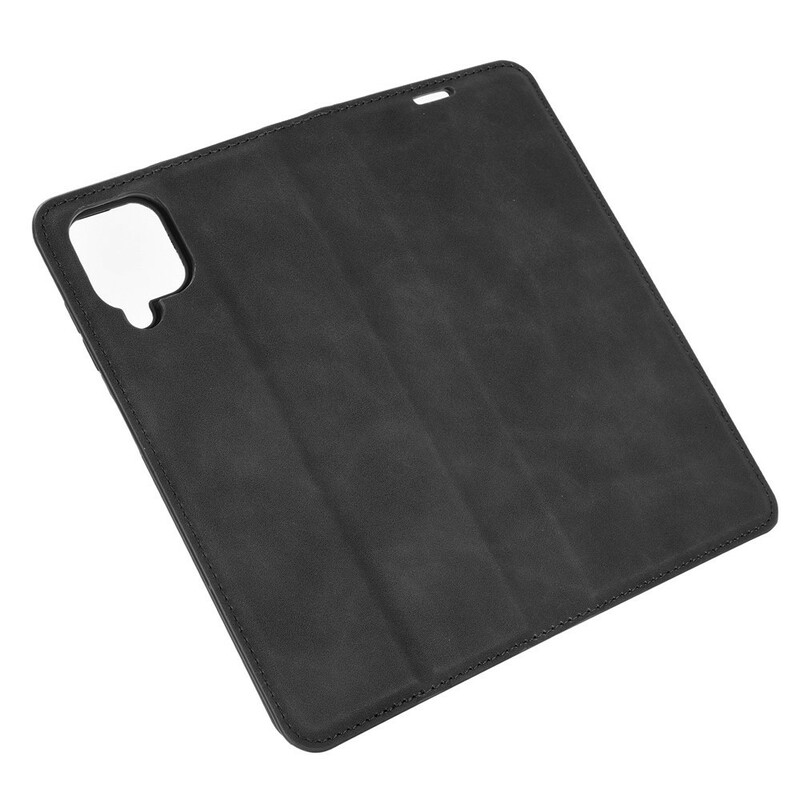 Flip Cover Samsung Galaxy A12 Effet Cuir Douceur Flip Cover Samsung Galaxy A12 Effet Cuir Douceur