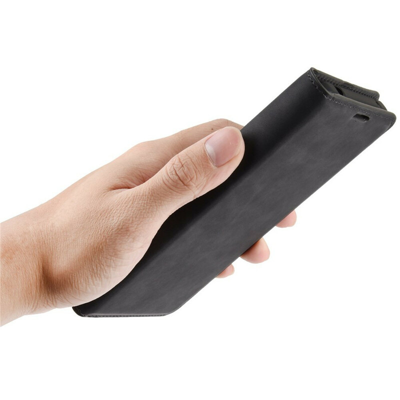 Flip Cover Samsung Galaxy A12 Effet Cuir Douceur Flip Cover Samsung Galaxy A12 Effet Cuir Douceur