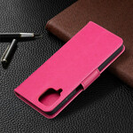 Housse Samsung Galaxy A12 Les Papillons en Vol avec Lanière