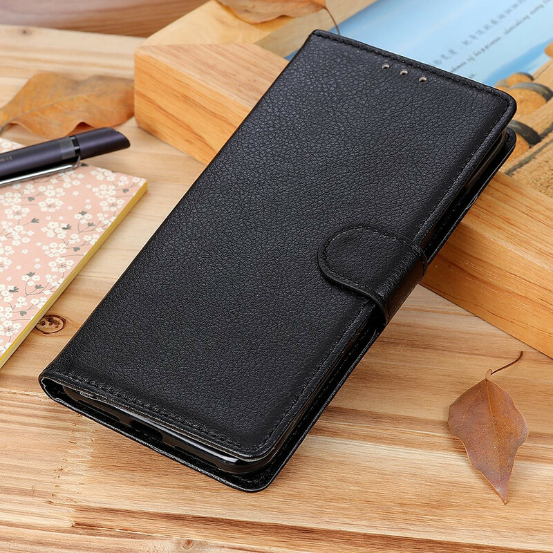 Housse Samsung Galaxy S21 5G Simili Cuir Litchi Traditionnel Housse Samsung Galaxy S21 5G Simili Cuir Litchi Traditionnel