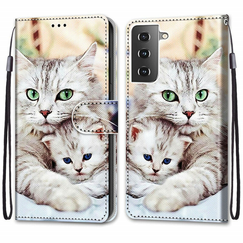Housse Samsung Galaxy S21 5G Famille de Chats Housse Samsung Galaxy S21 5G Famille de Chats