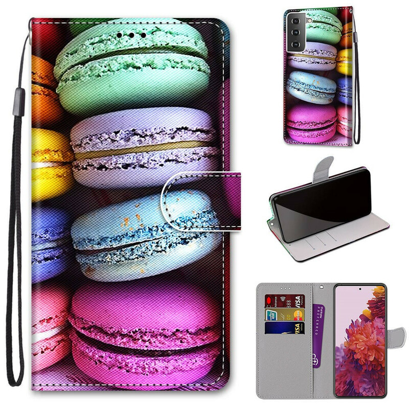 Housse Samsung Galaxy S21 5G Macarons Housse Samsung Galaxy S21 5G Macarons