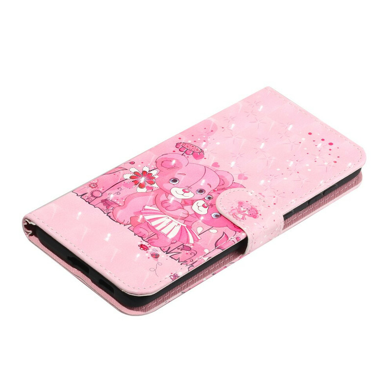 Housse Samsung Galaxy S21 5G Oursons Light Spots à Lanière Housse Samsung Galaxy S21 5G Oursons Light Spots à Lanière