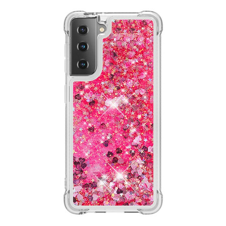 Coque Samsung Galaxy S21 5G Désires Paillettes