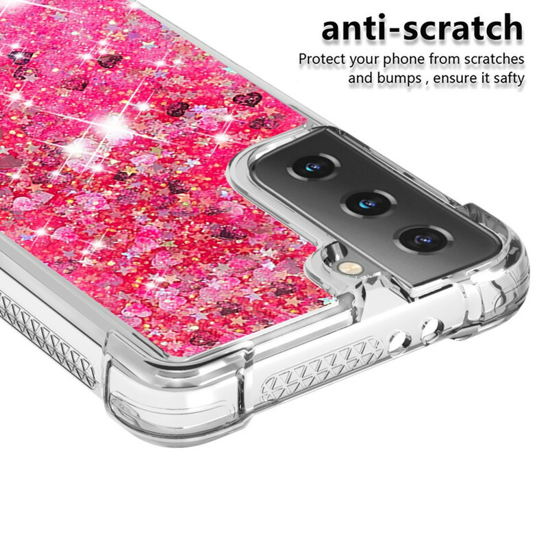 Coque Samsung Galaxy S21 5G Désires Paillettes Coque Samsung Galaxy S21 5G Désires Paillettes
