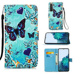 Housse Samsung Galaxy S21 5G Papillons Dorés Housse Samsung Galaxy S21 5G Papillons Dorés