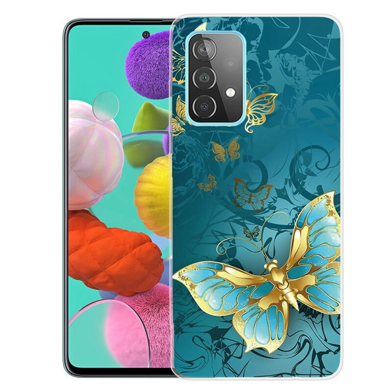 Coque Samsung Galaxy A72 5G Flexible Papillons