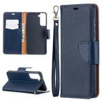 Housse Samsung Galaxy S21 5G Litchi Rabat Oblique Housse Samsung Galaxy S21 5G Litchi Rabat Oblique