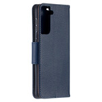 Housse Samsung Galaxy S21 5G Litchi Rabat Oblique Housse Samsung Galaxy S21 5G Litchi Rabat Oblique