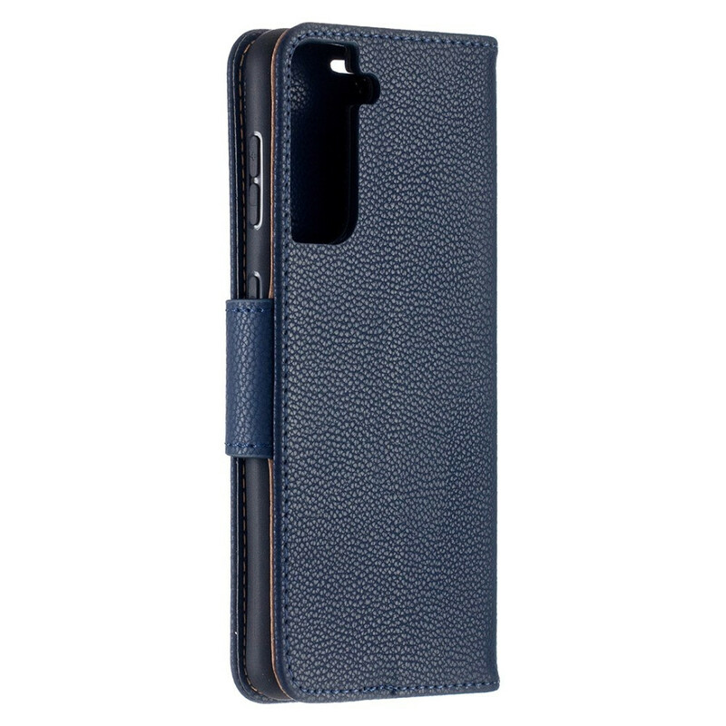 Housse Samsung Galaxy S21 5G Litchi Rabat Oblique Housse Samsung Galaxy S21 5G Litchi Rabat Oblique